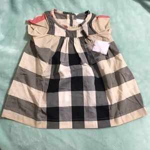 BNWT Burberry children classic print dress 9M